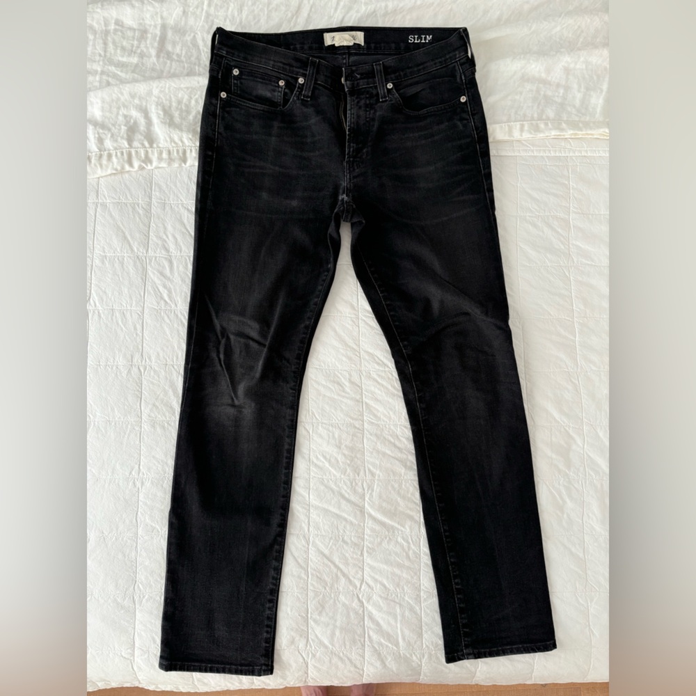 Madewell Men’s Slim Jeans 31x30, faded black
